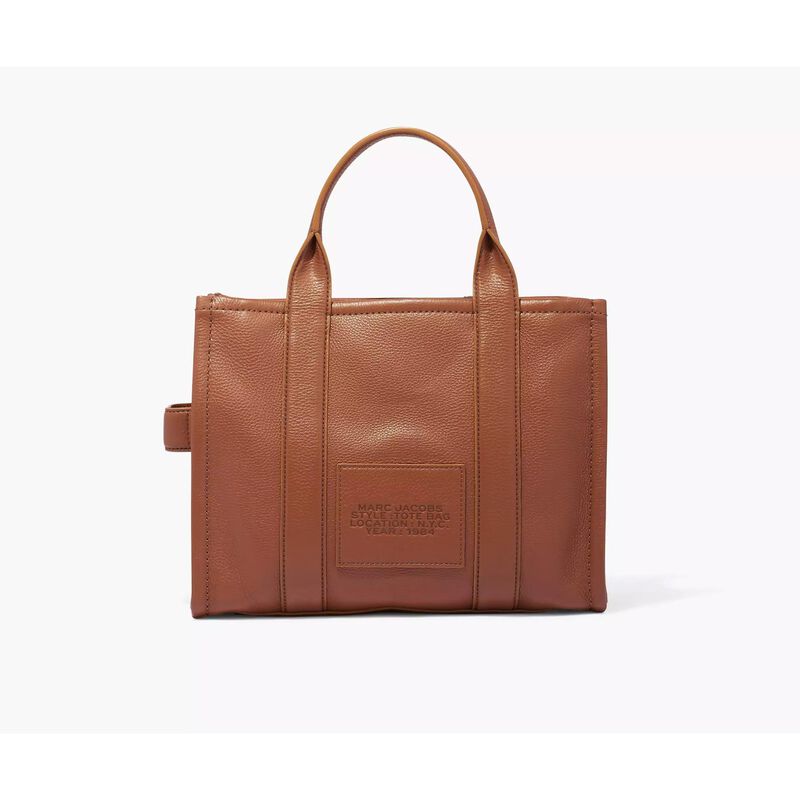 MARC JACOBS The Leather Medium Tote Bag image number 1